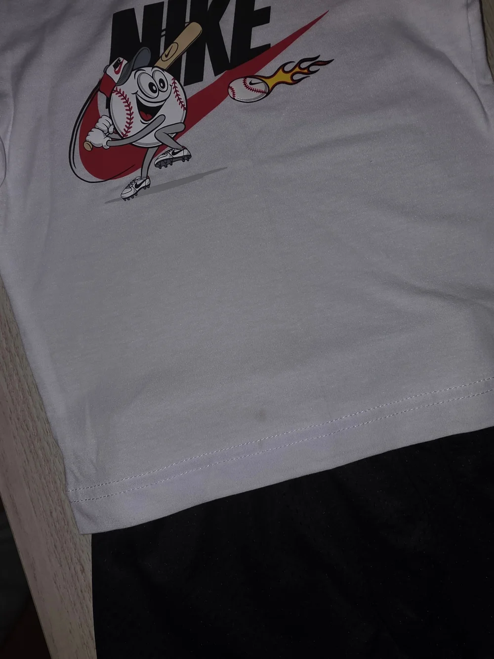 Nike Kids Graphic Baseball T-Shirt With Matching Shorts Set